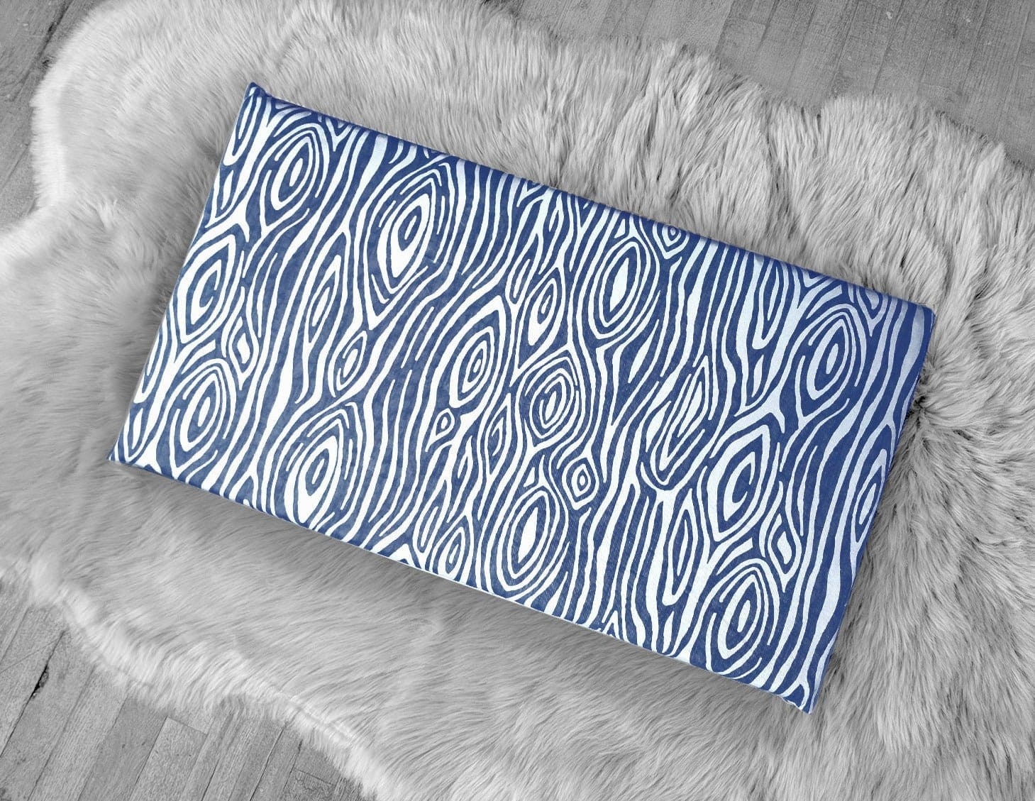 Rockin Cushions IKEA Bench Pad SALE IKEA Bankkamrat, Hemmahos, Stuva Bench Pad Cover, Navy Blue Woodgrain